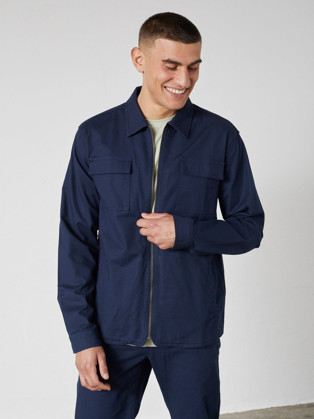 ALAN OVERSHIRT - NAVY – REDGREEN