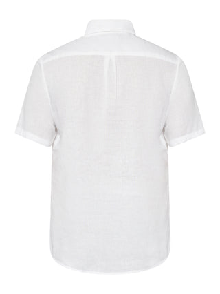 REDGREEN ASGER LINEN SHIRT SS Shirt 0100 White 11-4001 TCX