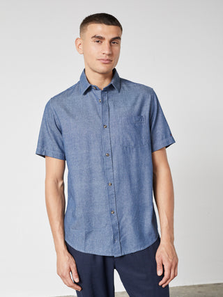 REDGREEN ATLAS SHIRT SS Shirt 0668 DENIM