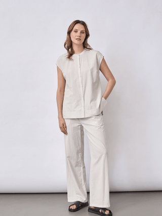 REDGREEN WOMAN Adeline Blouse 199 Black Stripe