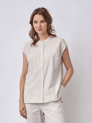 REDGREEN WOMAN Adeline Blouse 199 Black Stripe