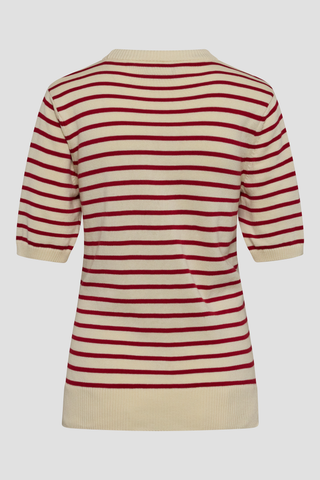 REDGREEN WOMAN Aimee Knit Knit 144 Red Stripe