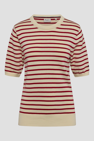 REDGREEN WOMAN Aimee Knit Knit 144 Red Stripe