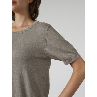 REDGREEN WOMAN Aimee Solid Knit 425 Dark Sand Melange