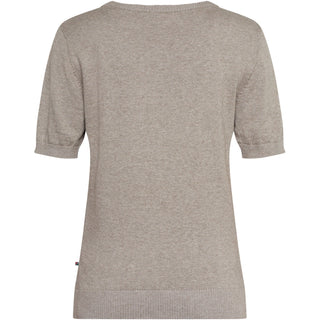 REDGREEN WOMAN Aimee Solid Knit 425 Dark Sand Melange