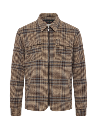 REDGREEN Alan Overshirt 2252 Dark Sand Check