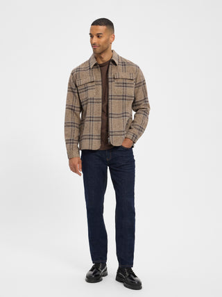 REDGREEN Alan Overshirt 2252 Dark Sand Check