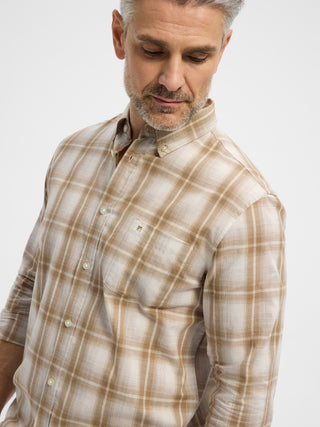 REDGREEN Albert Shirt 2262 Light Brown Check