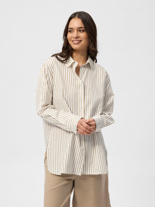 REDGREEN WOMAN Alexa Shirt Dresses / Shirts 123 Sand Stripe