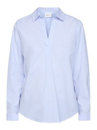 REDGREEN WOMAN Aliah Shirts 162 Light Blue Stripe
