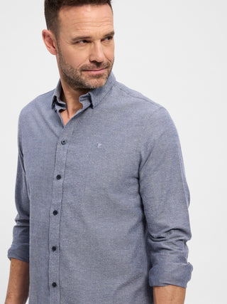 REDGREEN Anton Shirt 3692 Dark Navy Pattern