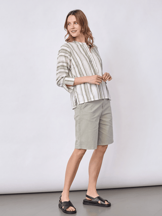 REDGREEN WOMAN Avina Dresses / Shirts 173 Light Green Stripe