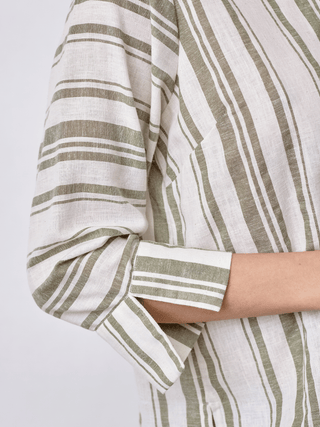 REDGREEN WOMAN Avina Dresses / Shirts 173 Light Green Stripe
