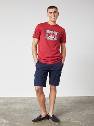 REDGREEN CARIUS T-SHIRT SS T-shirt 0442 Red