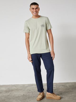 REDGREEN CONNAR T-SHIRT T-shirt 0701 Green Pastel 16-0110 TCX