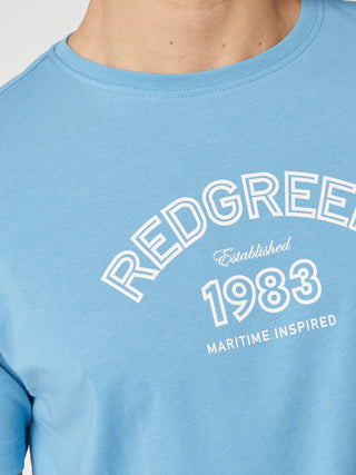 REDGREEN CON T-SHIRT SS T-shirt 0633 Blue 17-4123 TCX