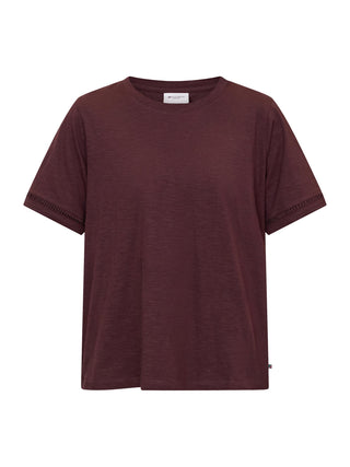 REDGREEN WOMAN Cami Short Sleeve Tee 085 Plum