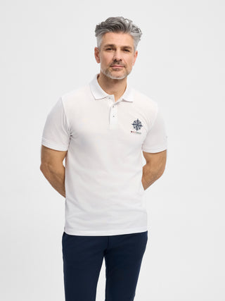 REDGREEN Carlton Polo White