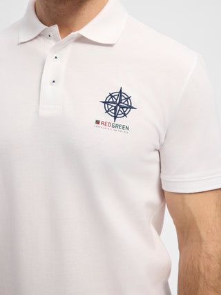 REDGREEN Carlton Polo White