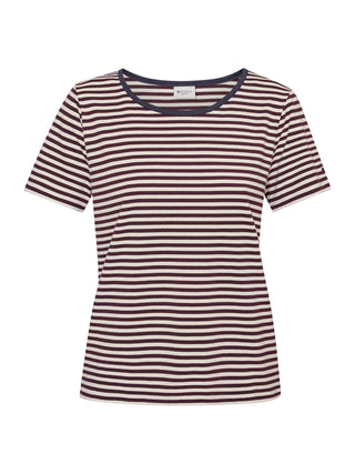 REDGREEN WOMAN Cecilie Tee Polo 125 Dark Sand Stripe