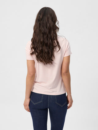REDGREEN WOMAN Cecilie Tee Polo 141 Rose Stripe