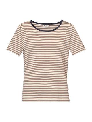 REDGREEN WOMAN Cecilie Tee Polo 185 Plum Stripe