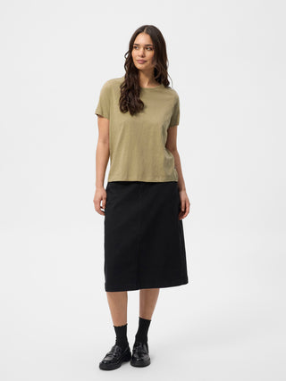 REDGREEN WOMAN Celina T-shirt Short Sleeve Tee 074 Khaki