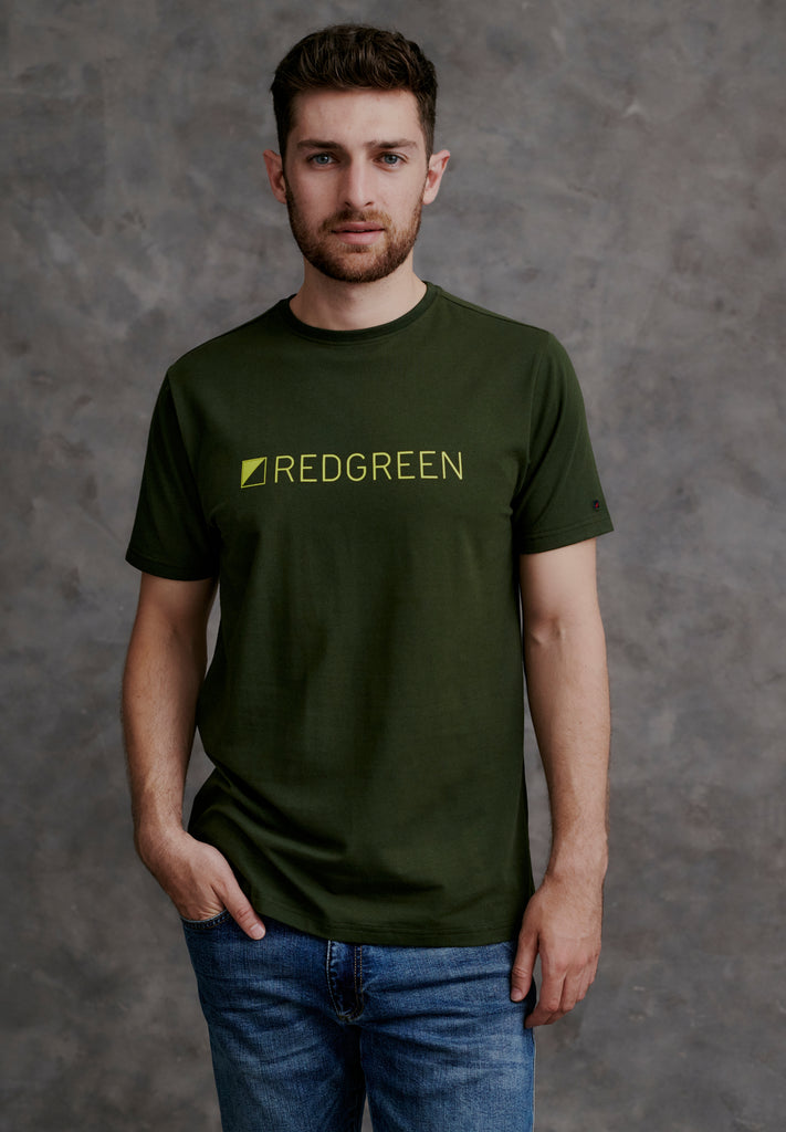 REDGREEN MEN Chet T-shirt 0791 Dark Green