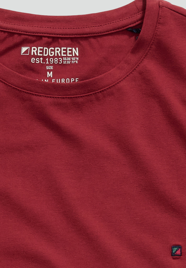 REDGREEN MEN Chris T-shirt 9047 Dark red