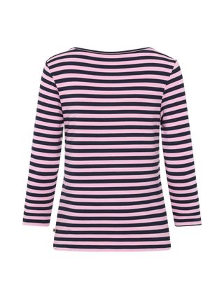 REDGREEN WOMAN Cleo T-shirt Long Sleeve Tee 143 Pale Pink Stripe