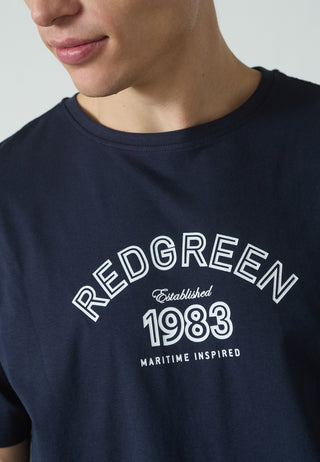 REDGREEN Con T-shirt 068 Navy