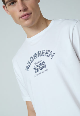 REDGREEN Con T-shirt Hvid