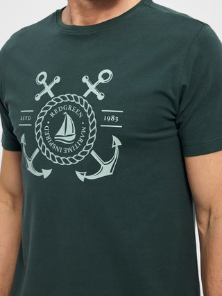 REDGREEN Con T-shirt 0792 Dark Green