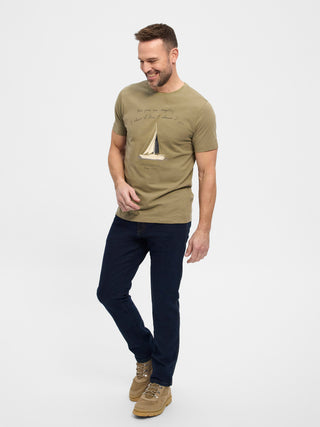 REDGREEN Cruz T-shirt 0251 Dark Sand
