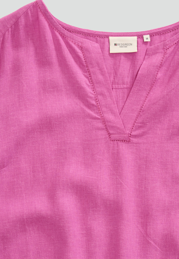 REDGREEN WOMAN Daisy Linen Dress Dresses / Shirts 045 Pink