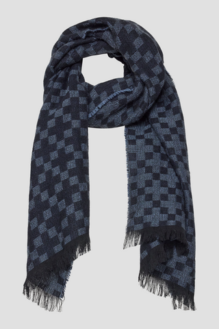 REDGREEN Dante Scarf 2692 Dark Navy Check