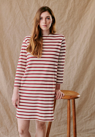 REDGREEN WOMAN Dell Dress Dresses / Shirts 147 Dark Red Stripe
