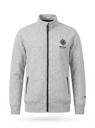 REDGREEN Filip Kompas Sweatshirt Sweatshirt Grey Melange