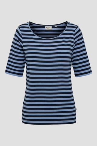 REDGREEN WOMAN Hedy Short Sleeve T-shirt Short Sleeve Tee 161 Sky Blue Stripe