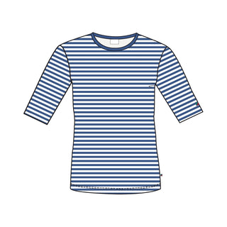 REDGREEN WOMAN Hedy Short Sleeve T-shirt Short Sleeve Tee 163 Blue Stripe