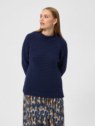 REDGREEN WOMAN Jamie Roll Neck Knit 068 Navy