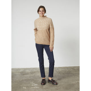 REDGREEN WOMAN Jesebel Knit Knit 326 Light Brown Pattern