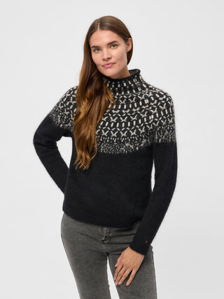 REDGREEN WOMAN Jesebel Knit Knit 399 Black Pattern