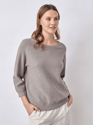 REDGREEN WOMAN Jill Knit 425 Dark Sand Melange