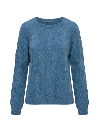 REDGREEN WOMAN Jolanta Knit Knit 464 Mid Blue Melange