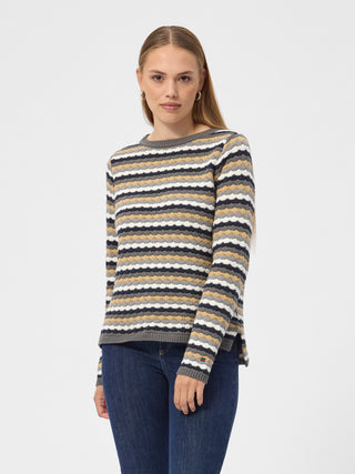 REDGREEN WOMAN Karen Knit Knit 113 Grey Stripe