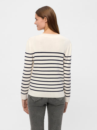 REDGREEN WOMAN Kirsty Knit Knit 120 Off White Stripe