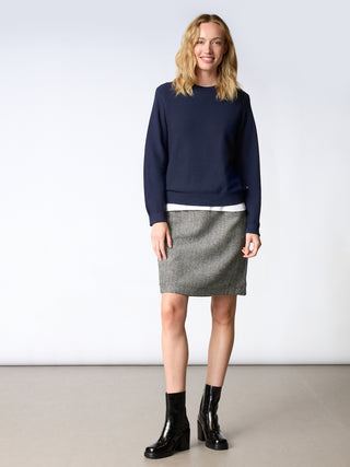 REDGREEN WOMAN Kisser Knit 468 Navy Melange