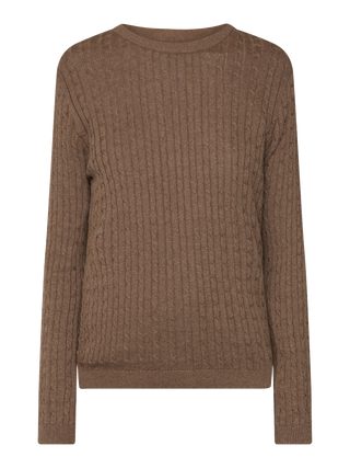 REDGREEN WOMAN Klara Knit 429 Dark Brown Melange