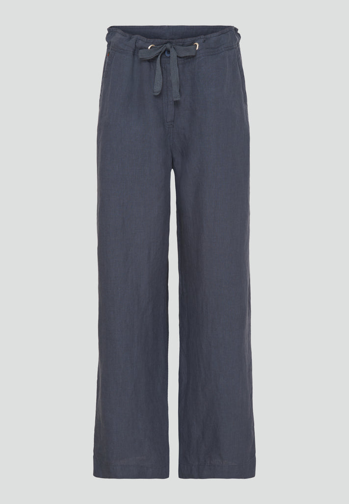 REDGREEN WOMAN Lenette Linen Pants Pants and Shorts 067 Light Navy